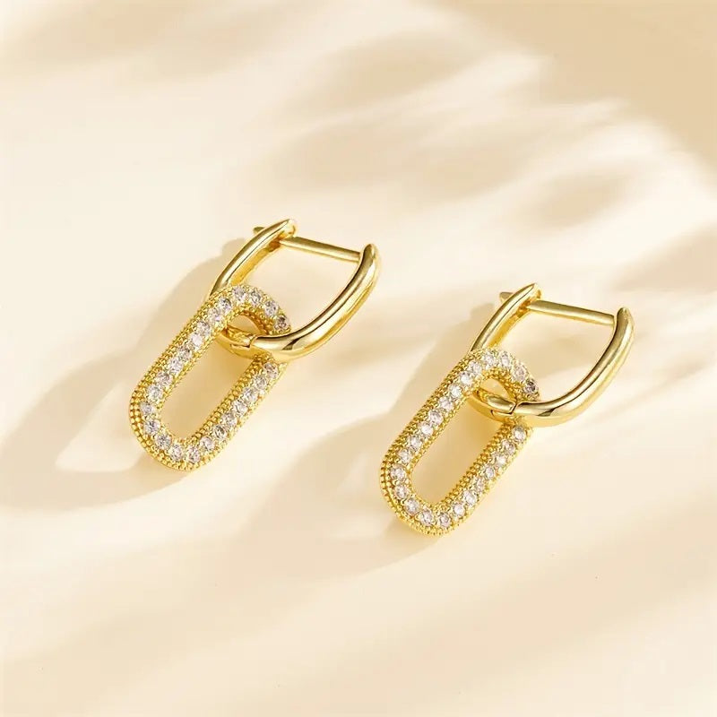 Elegant & Sexy 14K Golden Plated Earrings