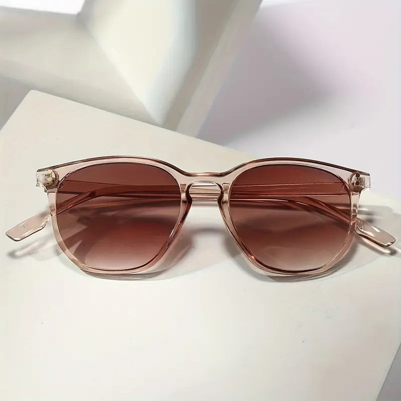 Glam Gradient Chic Retro Fashion Glasses for Women