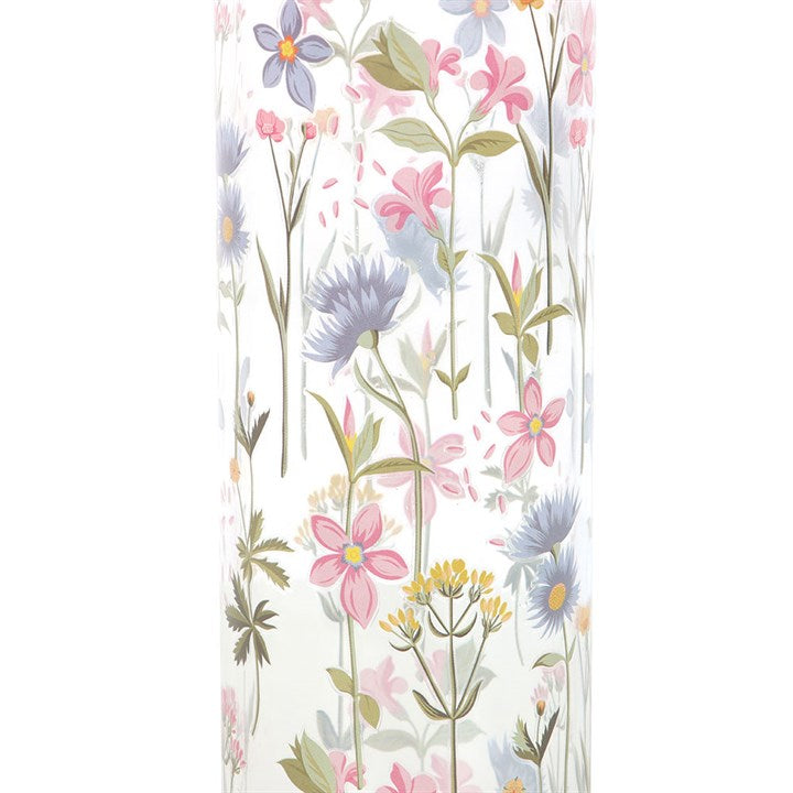 Blomstertrykk Glass Vannflaske