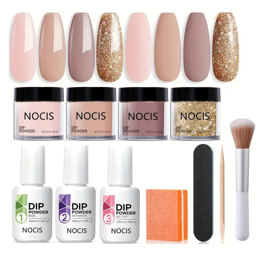 11pc Golden Nude Nail Starter Kit