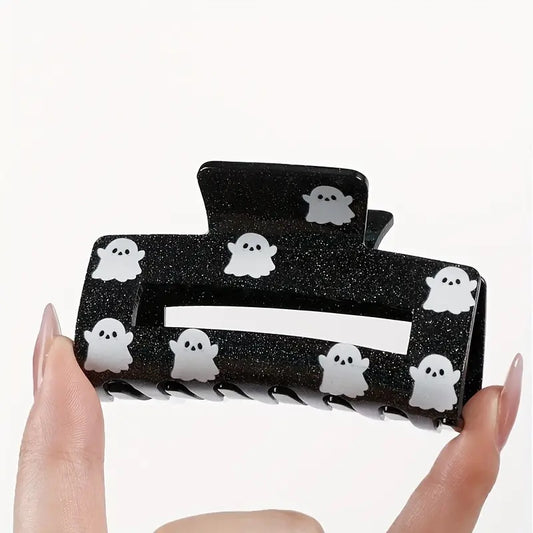 Halloween Ghost Acrylic Hair Claw