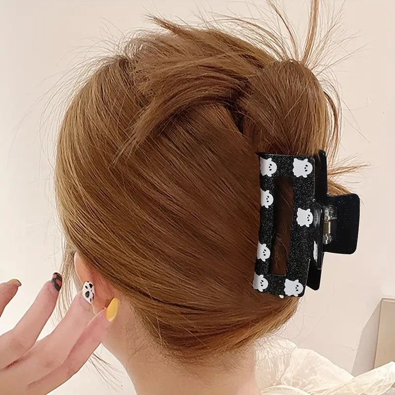 Halloween Ghost Acrylic Hair Claw