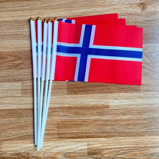 Norway Handheld Flag