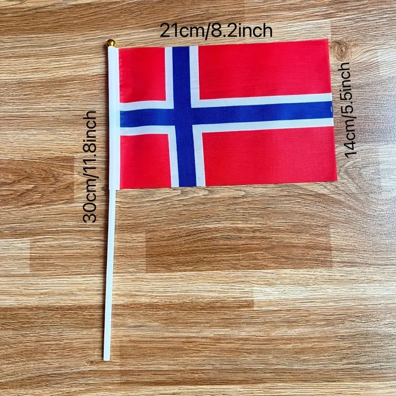 Norway Handheld Flag