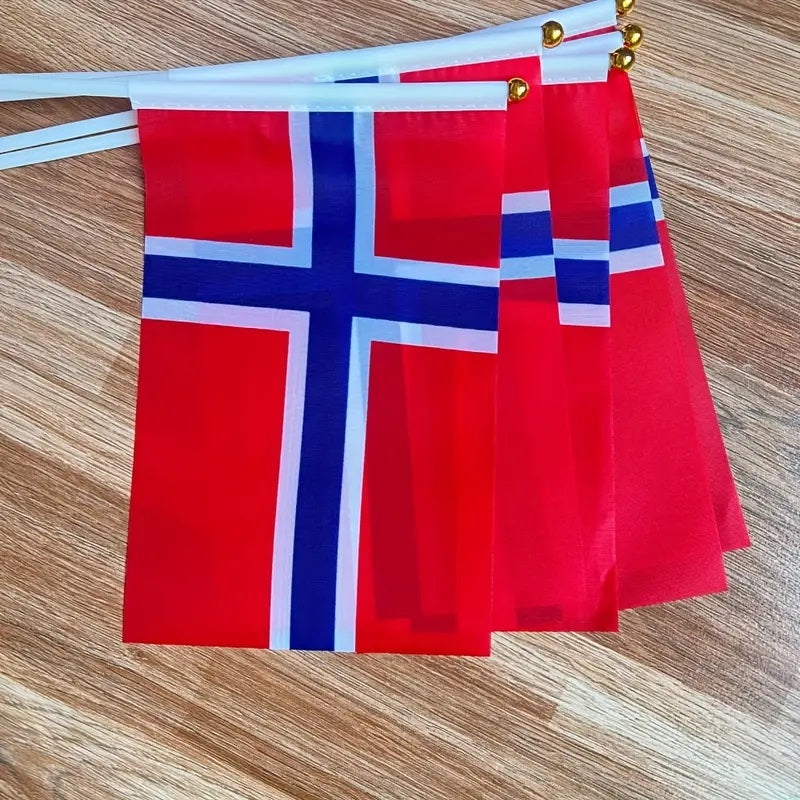 Norway Handheld Flag