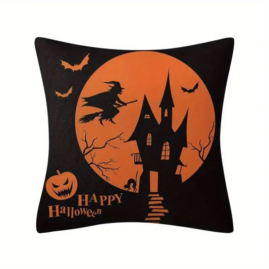 Halloween Pillow Cover – Vintage Style Decorative Cushion Case