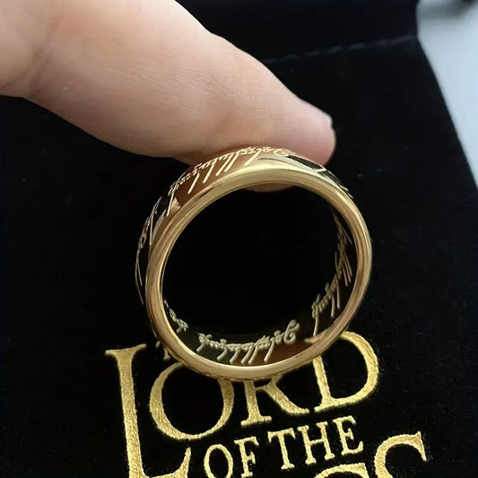 Lord of The Rings 18K Golden Plated Titanium Steel Ring
