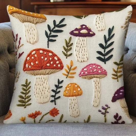 1pc Mushroom Pattern Pillowcase