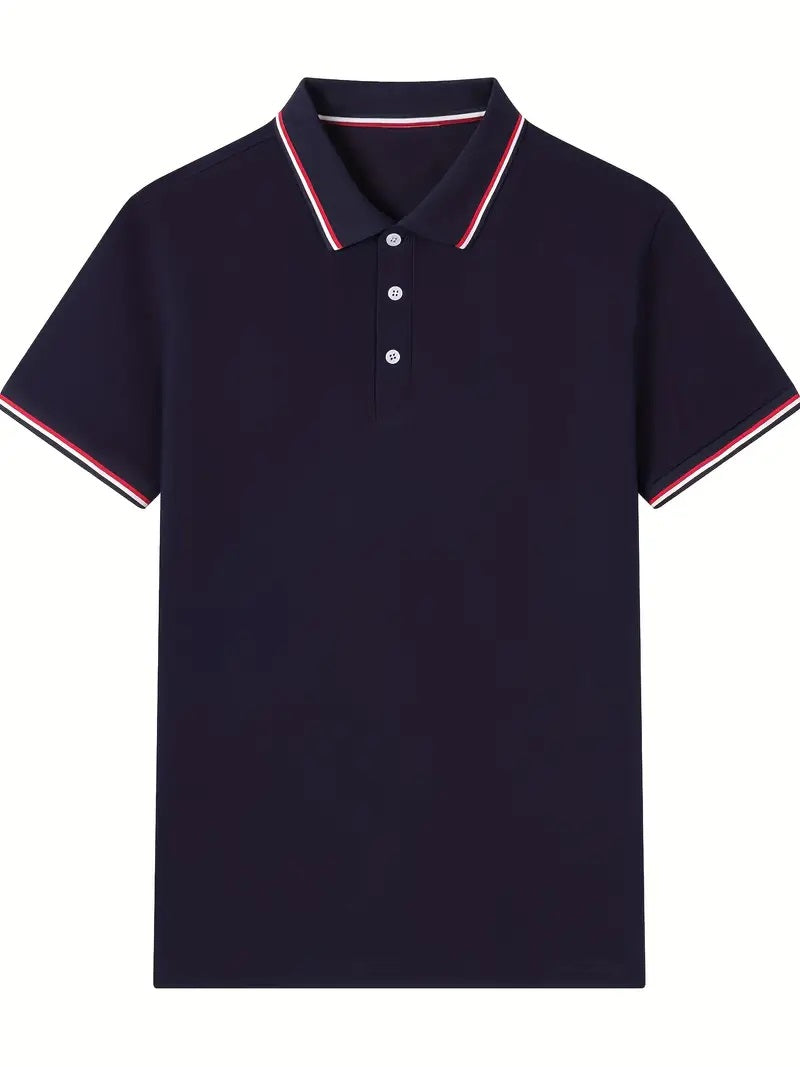 Men’s Stylish Blue Polo Shirt