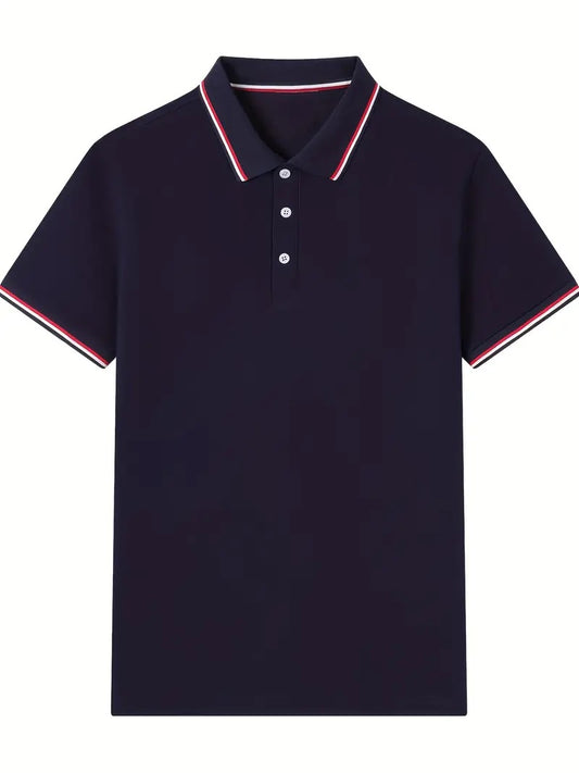 Men’s Stylish Blue Polo Shirt