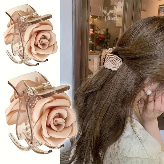Elegant Rose Hair Clip