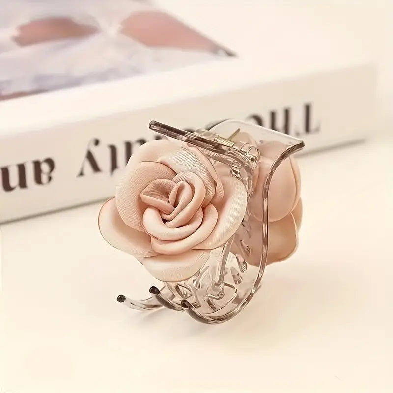Elegant Rose Hair Clip