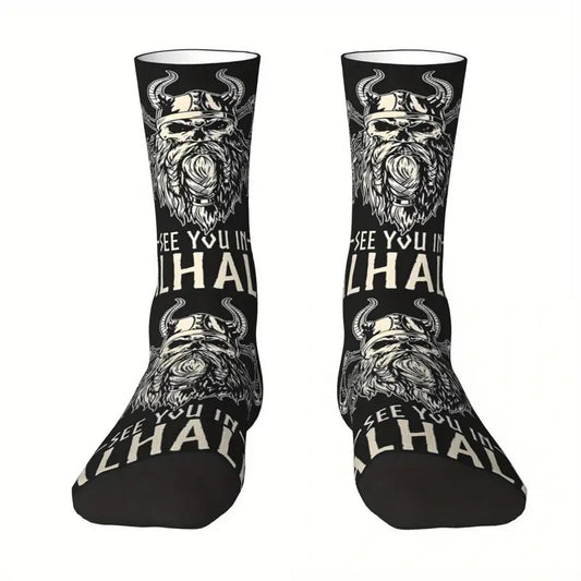 Vikings Meet Socks in Valhalla