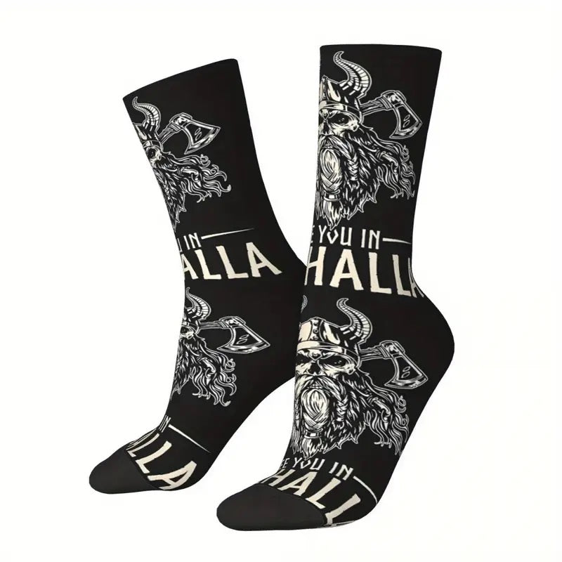 Vikings Meet Socks in Valhalla