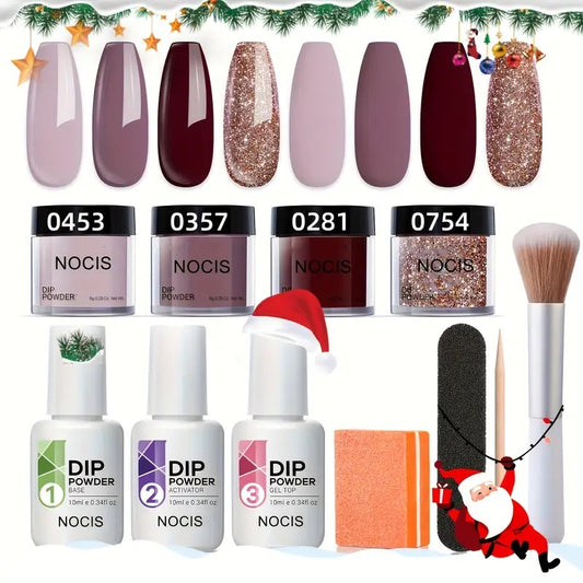 Rose Gold Toner Dip Powder Nail Set Starter Pack