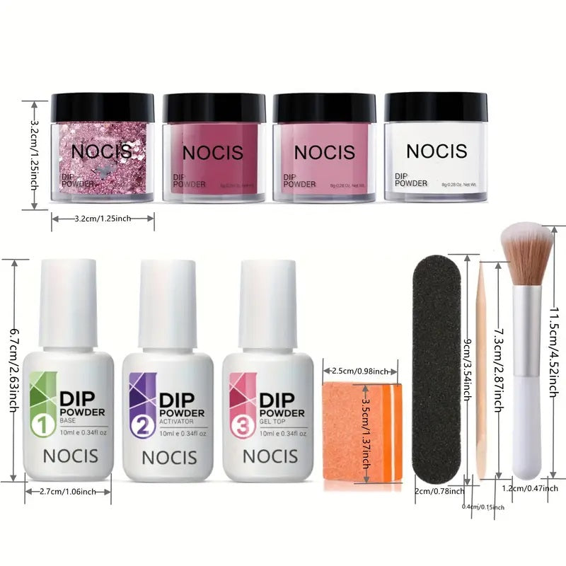 Baby Girl Dip Powder Nail Kit Starter Pack.