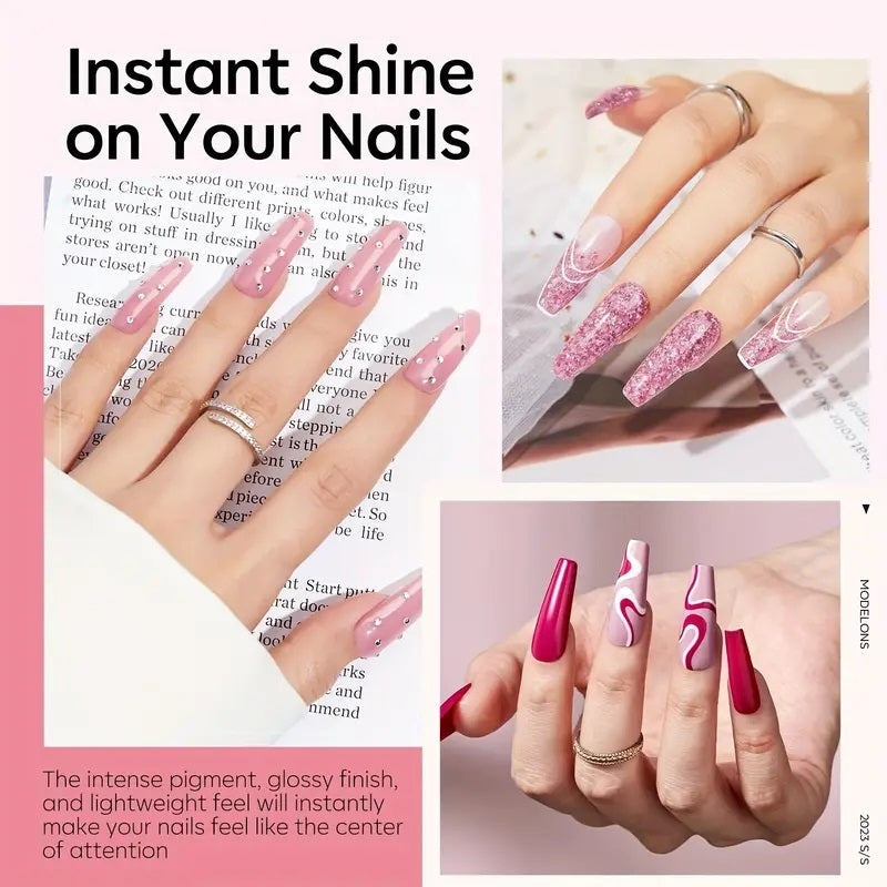 Pink Toner Dip Powder Nail Set Starter Pack