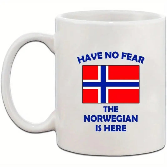 "Have No Fear, Norwegian Is Here" Ceramic Coffee Mug