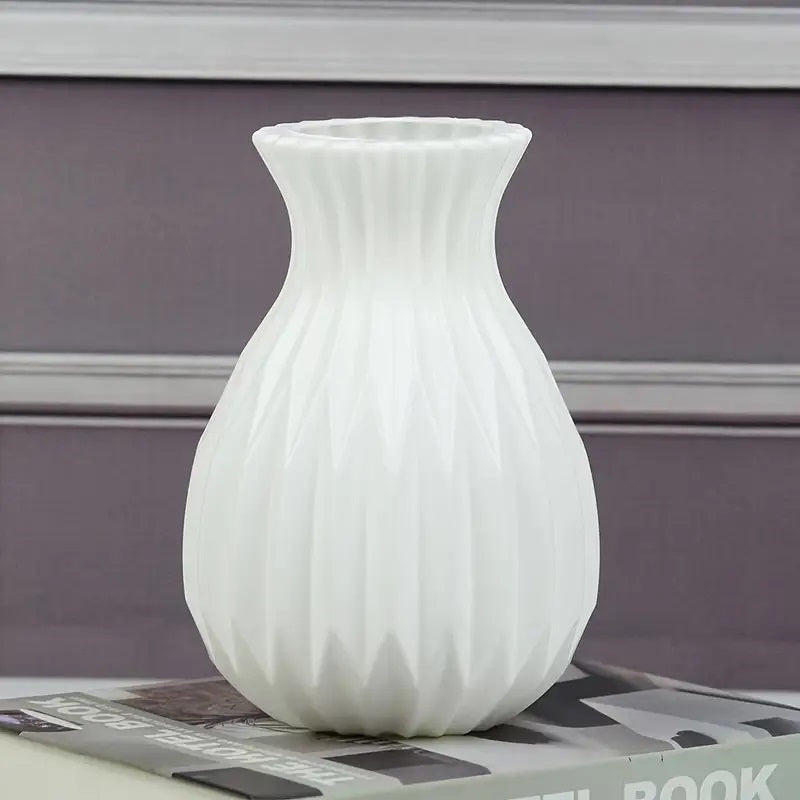 Chic Nordic-Inspired White Vase