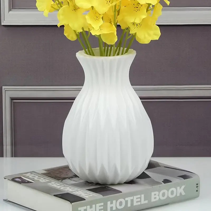Chic Nordic-Inspired White Vase
