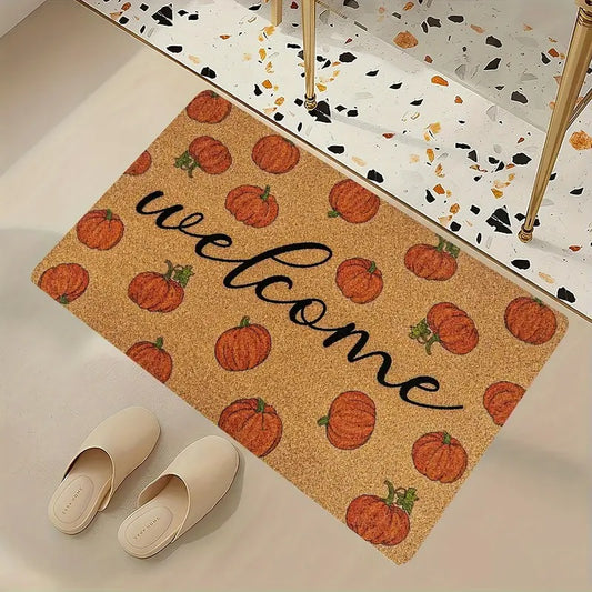 Pumpkin Welcome Doormat,