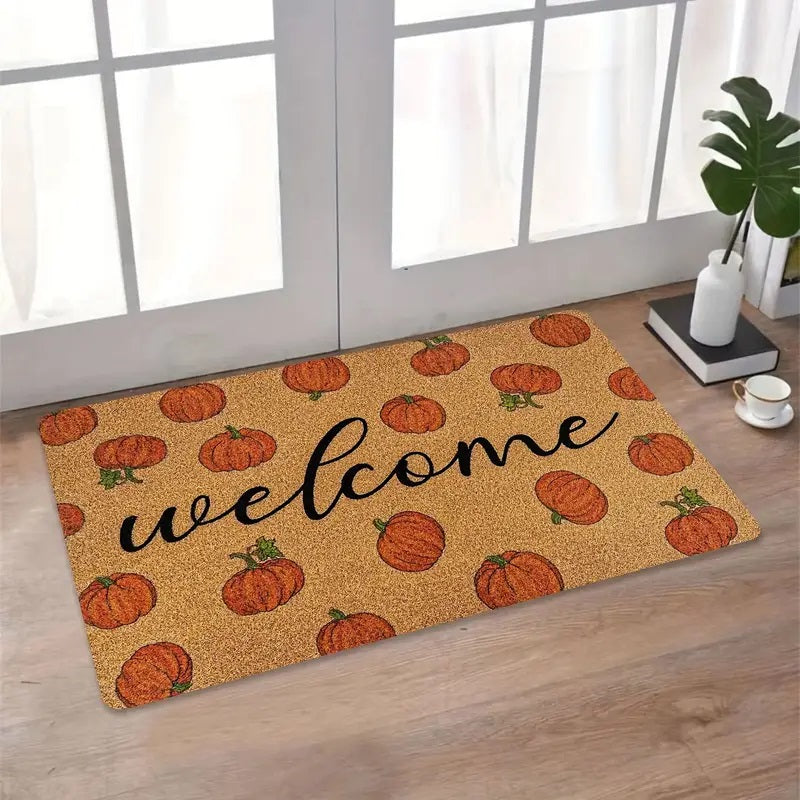 Pumpkin Welcome Doormat,