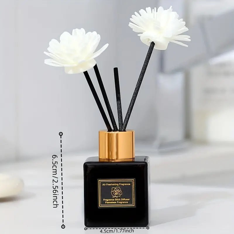 Glass Fragrance Reed Diffuser Cherry Blossom Scented.