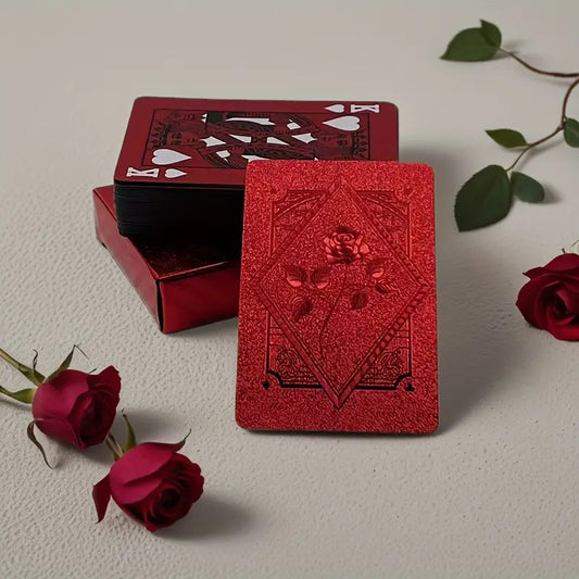 Red Rose Playing Cards