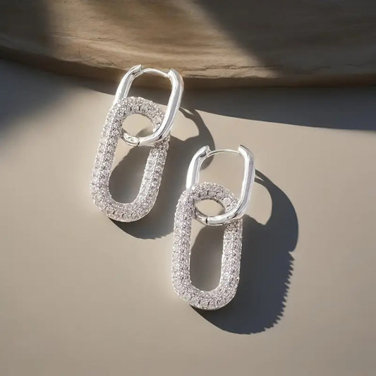 Silver-Tone Women’s Hoop Earrings