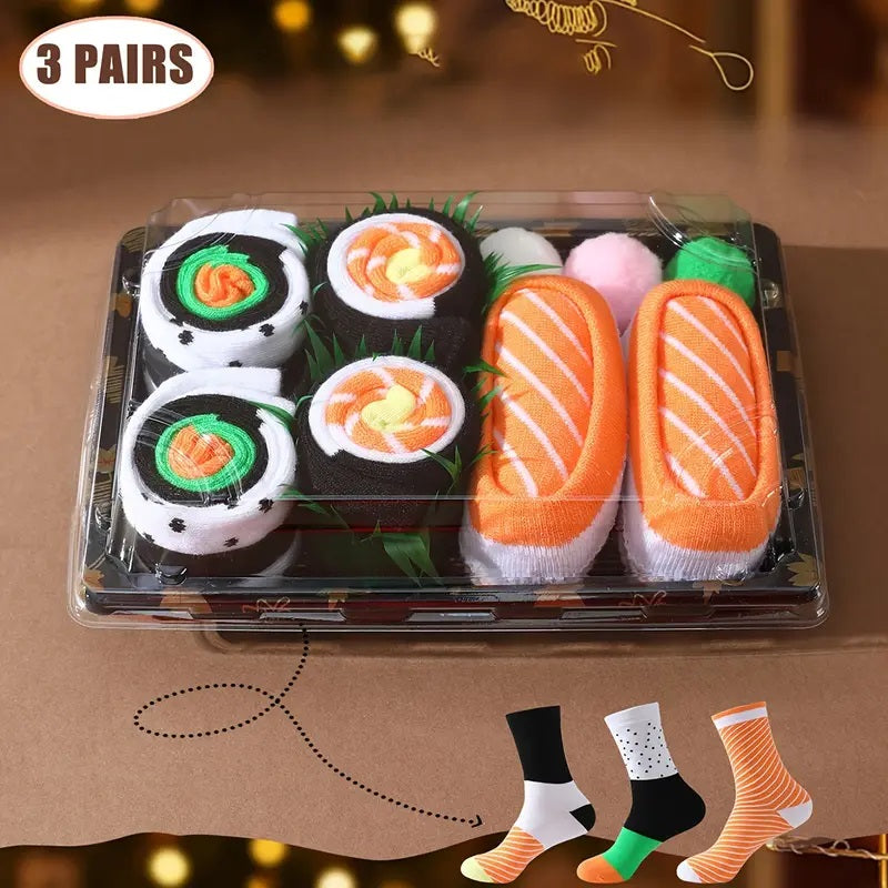 Novel Sushi Pattern Socks