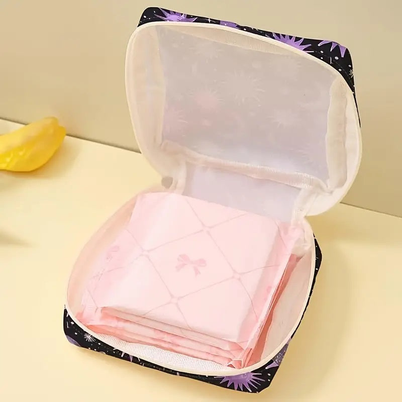 Sun and Moon Print Portable Storage Bag