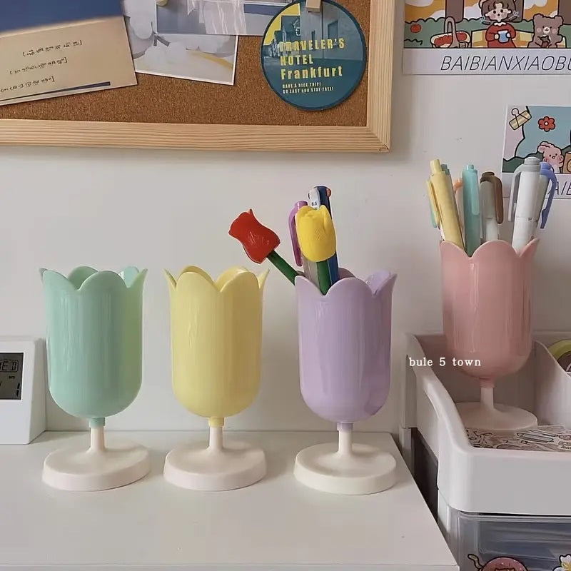 Tulip Flower Pen Holder