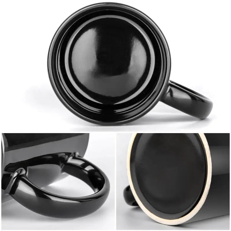 Velaris Black Ceramic Coffee Mug