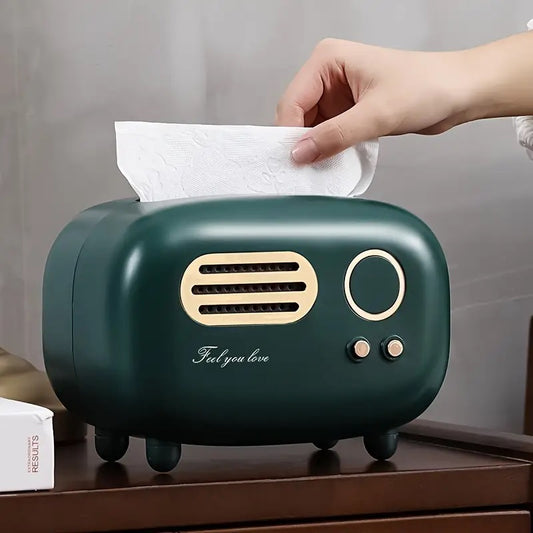 Serviettboks med Vintage Radio Design