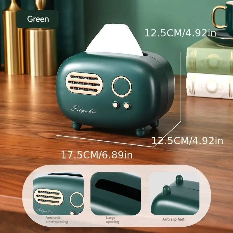 Serviettboks med Vintage Radio Design