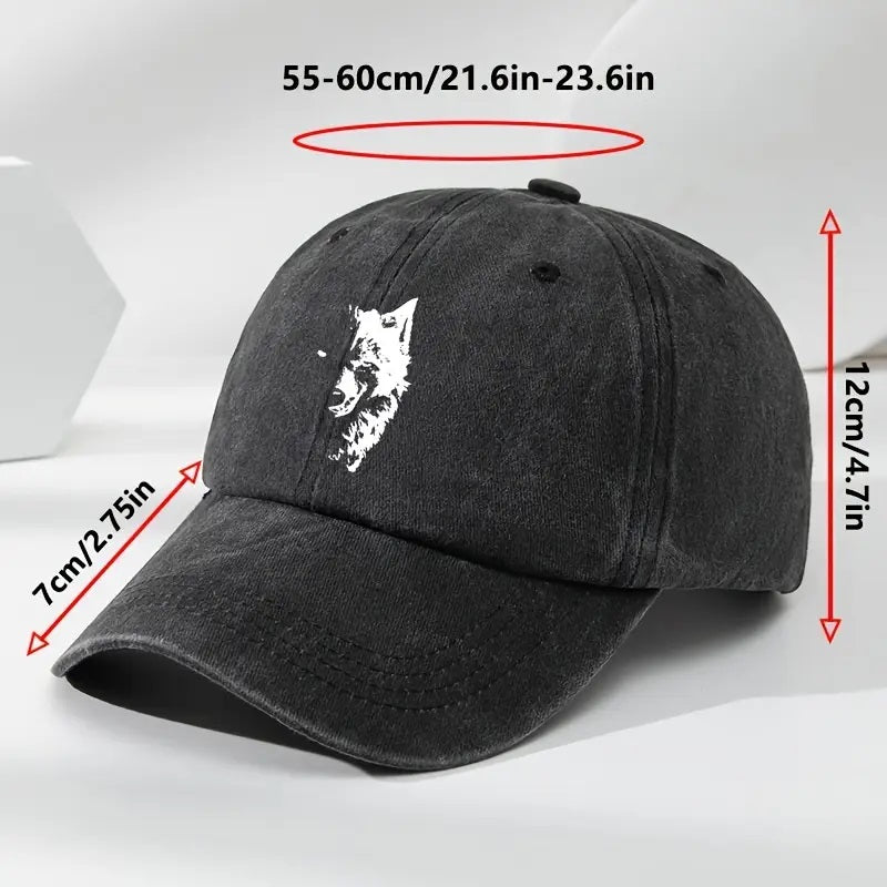 Men’s Adjustable Black Baseball Cap,