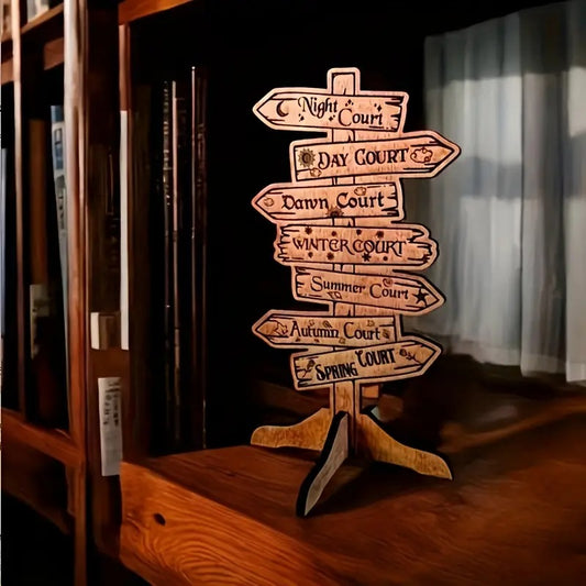 Prythian Courts Bookshelf Decor