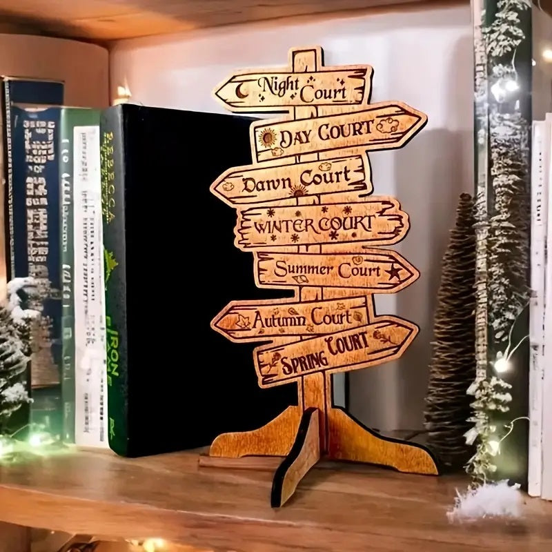 Prythian Courts Bookshelf Decor